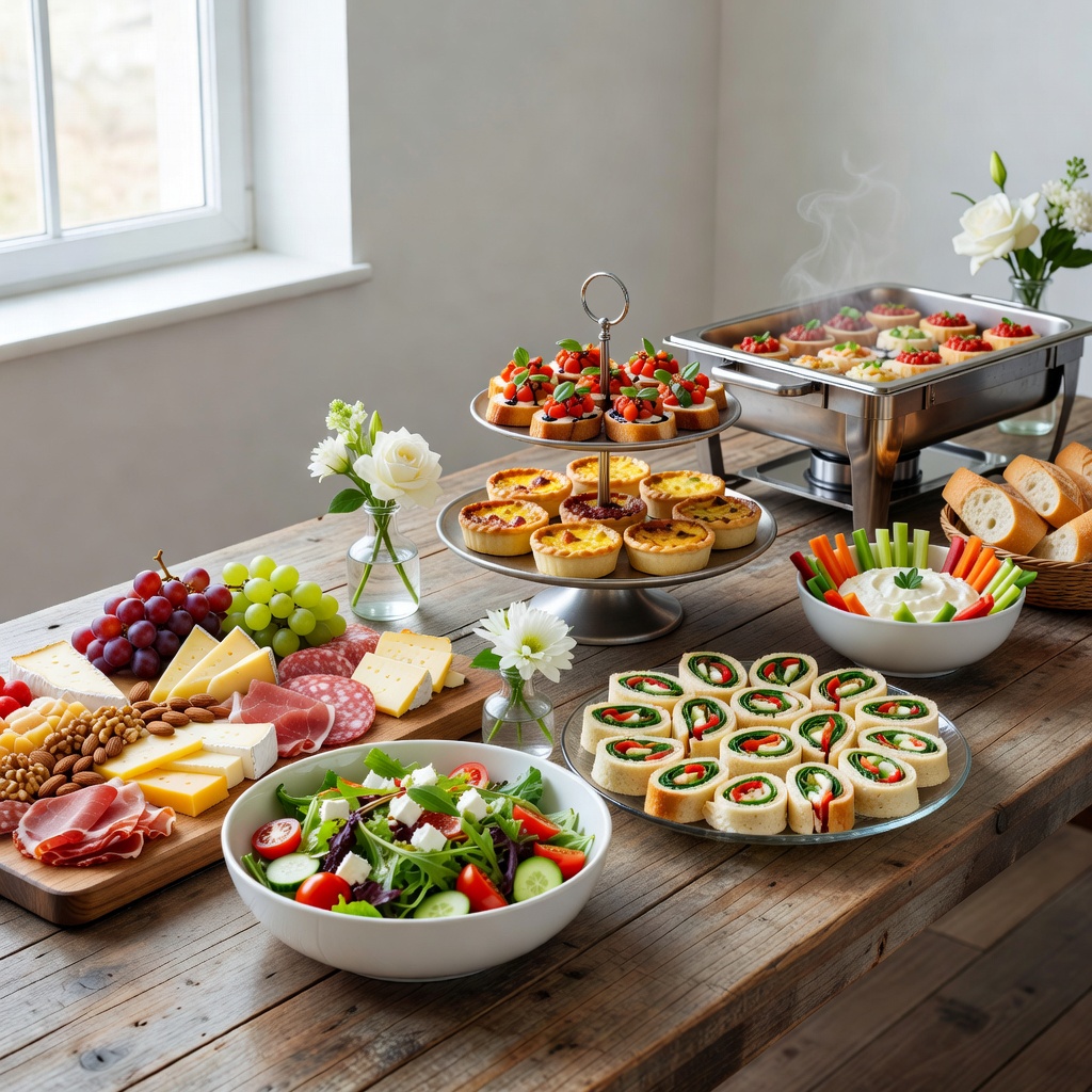 Small event catering spread